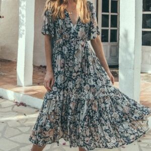 Spell & the Gypsy Amethyst Garden Party Dress in Nightfall XS